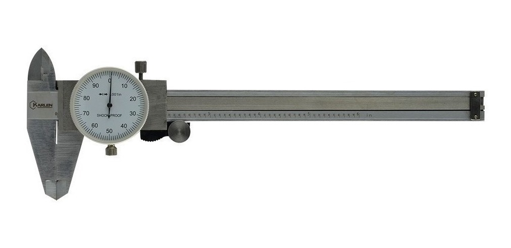 Calibrador Vernier Con Caratula 8  0.001   