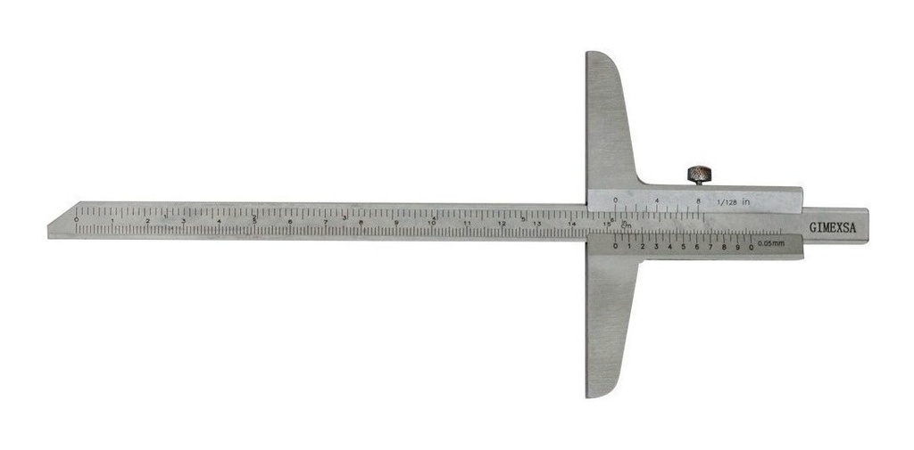 Calibrador Vernier  De Profundidad 6  1/128  150Mm