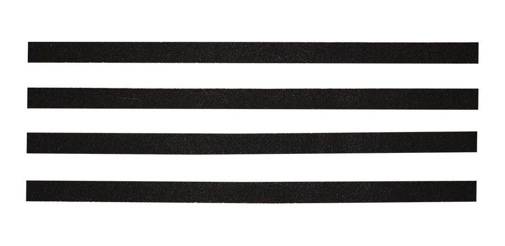 Cinta Antiderrapante 375Mmx12.5Mm Negra (10 Piezas)Plus