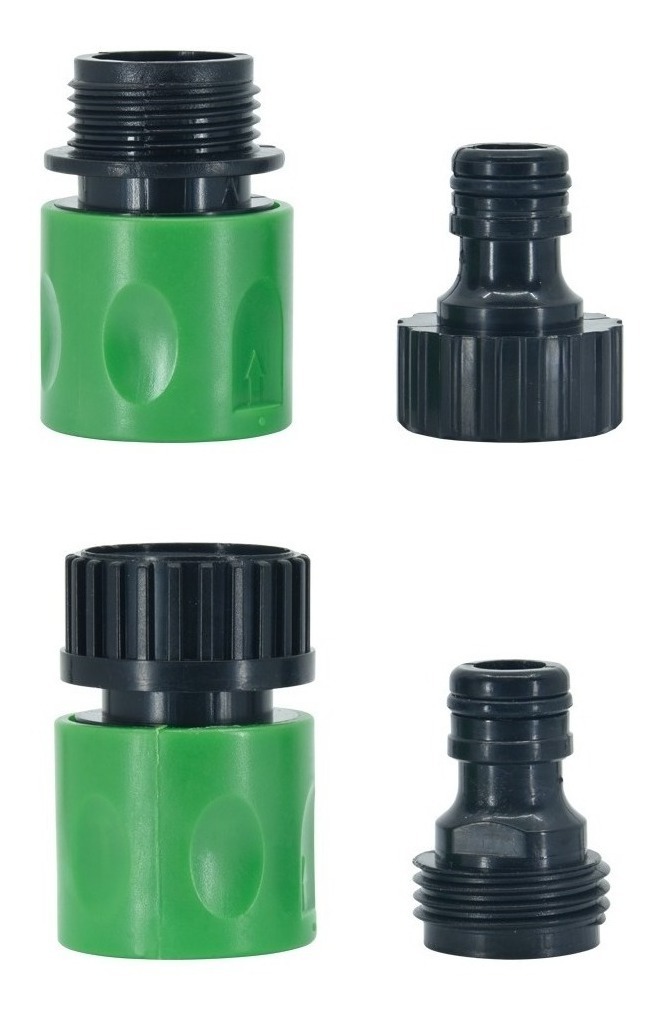 Conectores Rapidos Para Manguera De Jardin (4 Piezas)Plus