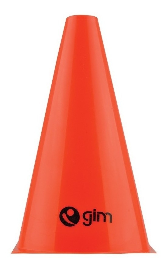 Cono De Señal Naranja 230mm, Para Entrenamiento 10 Piez, Gim