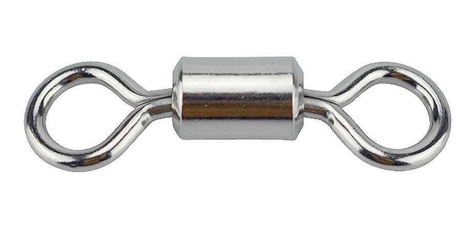 Destorcedor Niquelado Para Pesca Rolling No.4 144 Piezas