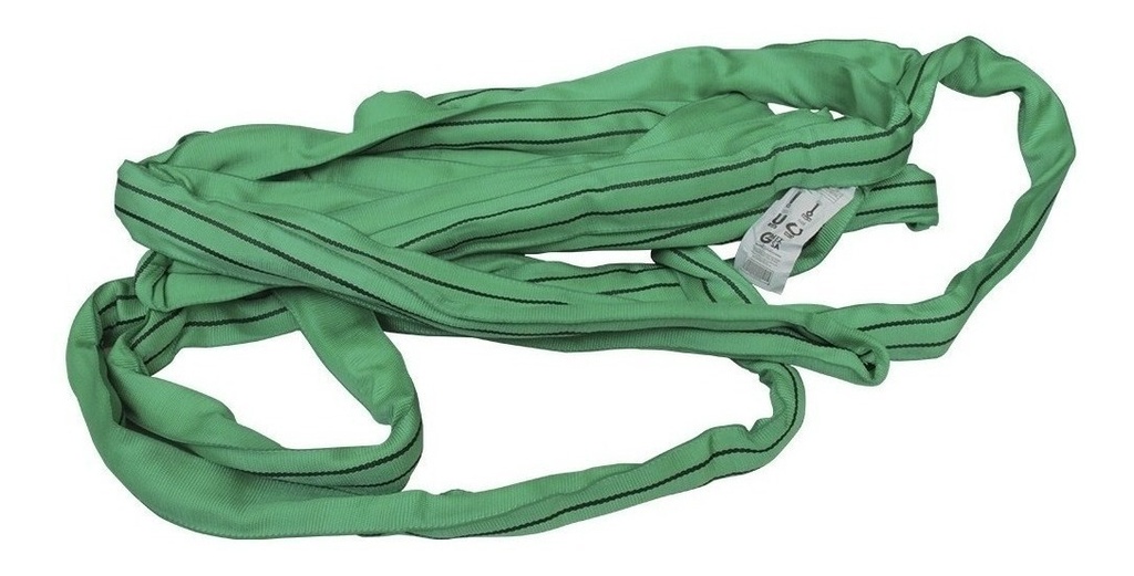 Eslinga Decarga Redonda Verde 2Ton 5Mx5Cm  
