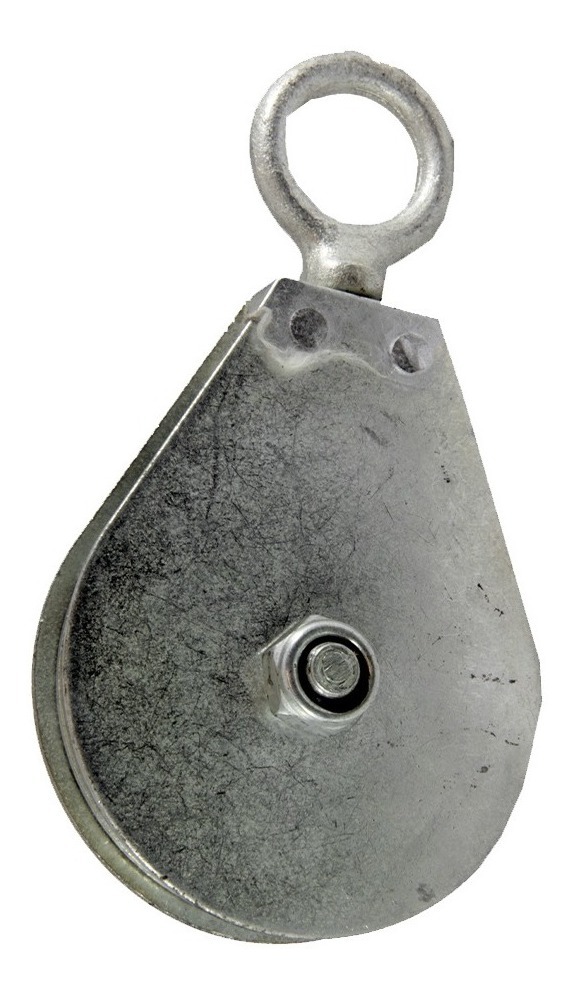 Garrucha Giratoria Para Cable Galvanizado 3  76Mm