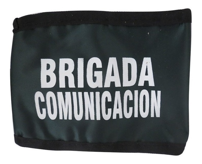 5 Brazaletes Brigadista Verde Comunicacion