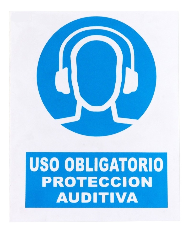 Señal  Proteccion Auditiva  20X25Cm