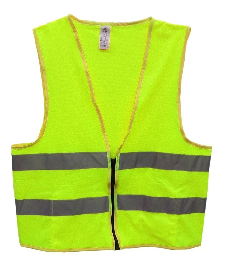 Chaleco Clase 2 Amarillo Con Cierre(Grande)