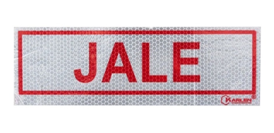Etiqueta  Jale  25X8Cm