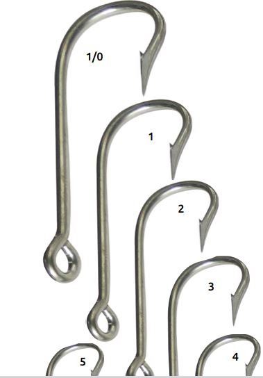 Anzuelo Para Pesca 2330Dt 1/0 Mustad (50 Piezas)