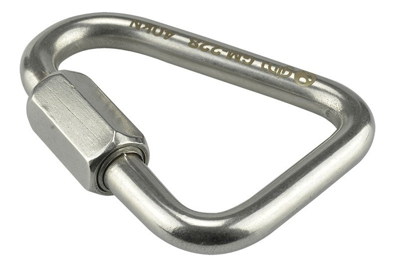 Mosquetón De Seguridad Tipo Triangular 40 Kn Alpinismo