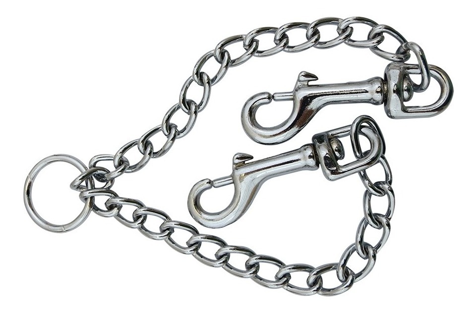 Cadena Doble Para Perros 4.0Mmx600Mm
