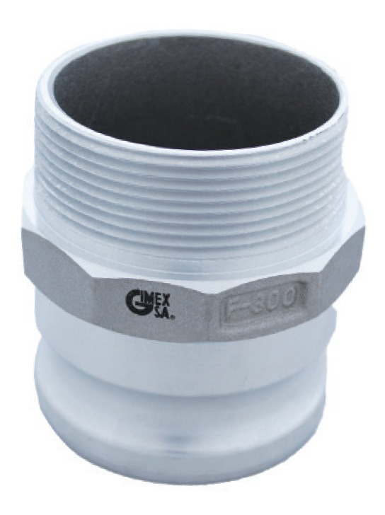 Adaptador Macho Cuerda Npt Tipo F 3  Kf300Al