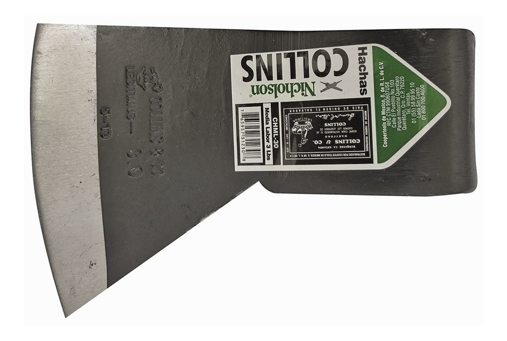 Hacha Labor Entera 4.0 Lb. Collins Chle-40