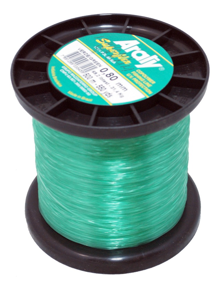 Hilo De Pesca Verde Araty 500M .80Mm