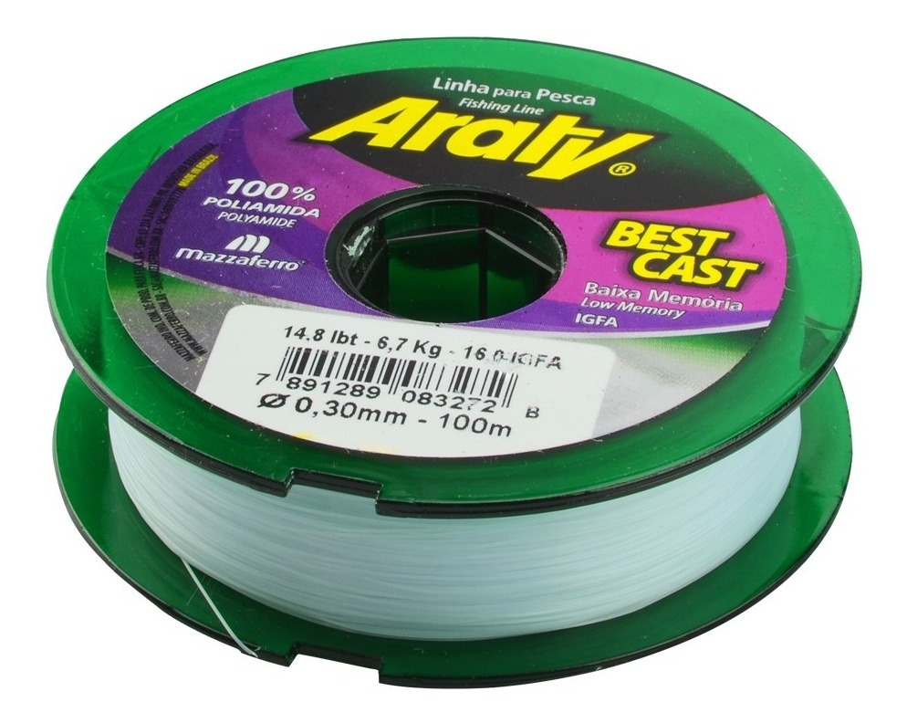 Hilo De Pesca Natural Araty  100M .45Mm 19As0451B