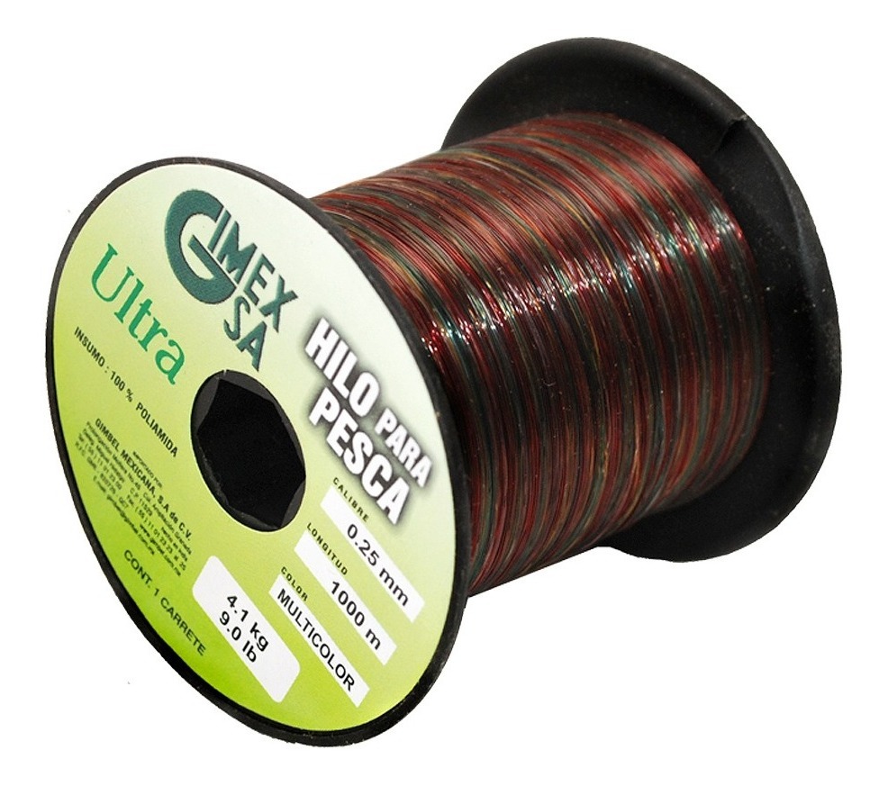 Linea De Pesca Ultra Gm 0.30Mm Resis 5.2Kg Var Colores 1000M
