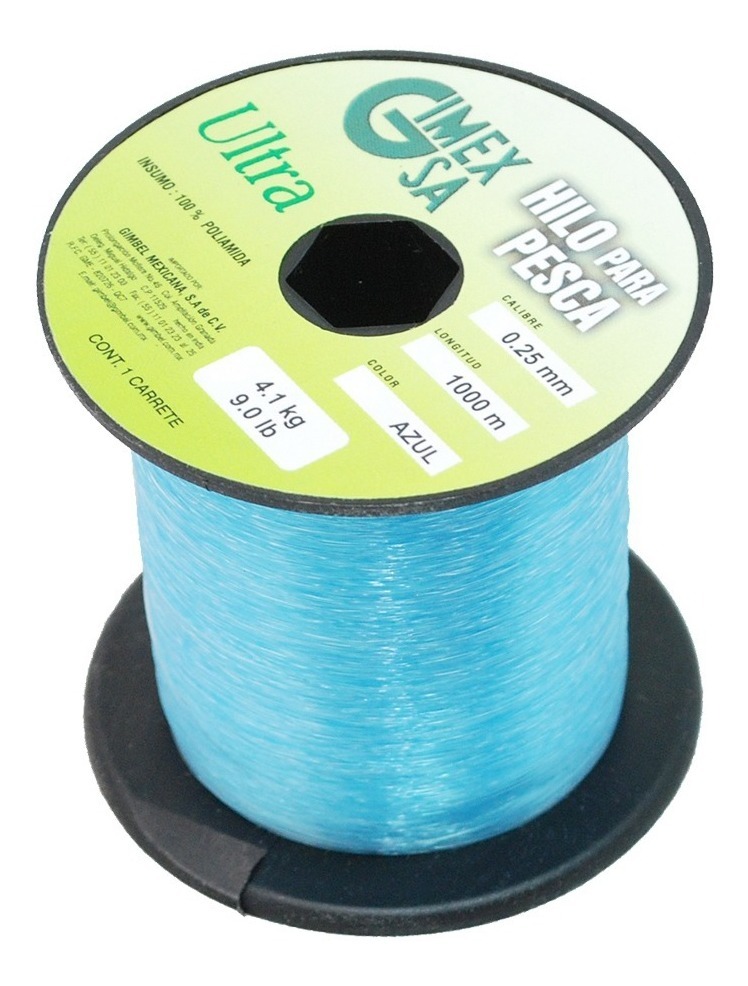 Hilo De Pesca Azul Ultra 0.30Mm 1000Mts