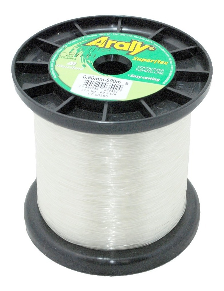 Hilo De Pesca Natural 250gr .1753m .40mm 19as0400b