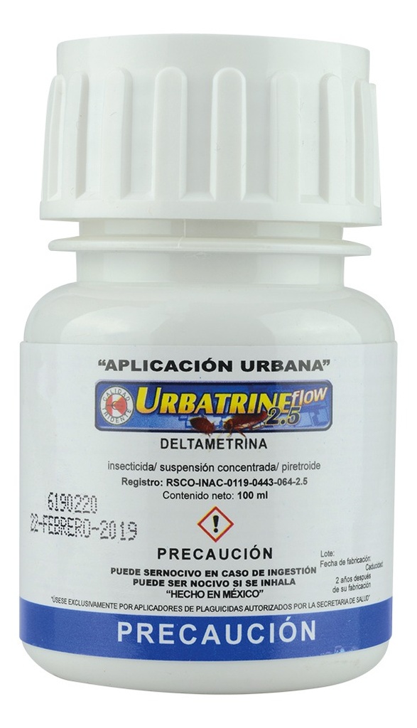 Urbatrine Flow 2.5 Insecticida Base Acuosa  Veneno Plagas