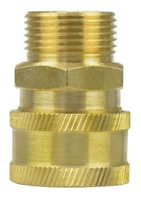 Conector Qd D/Bronce   3/8  Macho  Gimex