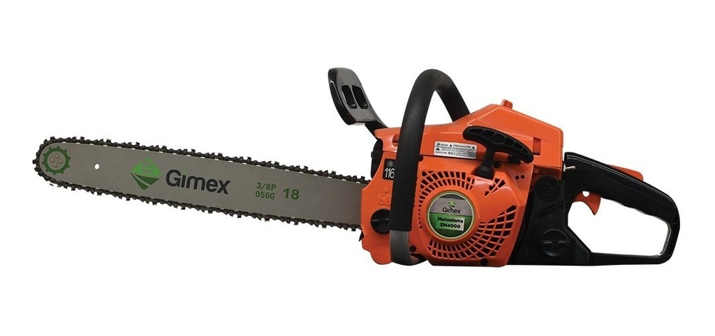 Motosierra Gasolina Leñera 18 /46Cm/40Cc Zm4000-18   Gimex 