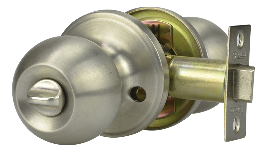 CERRADURA DE POMO MECANISMO TUBULAR PARA PASILLO