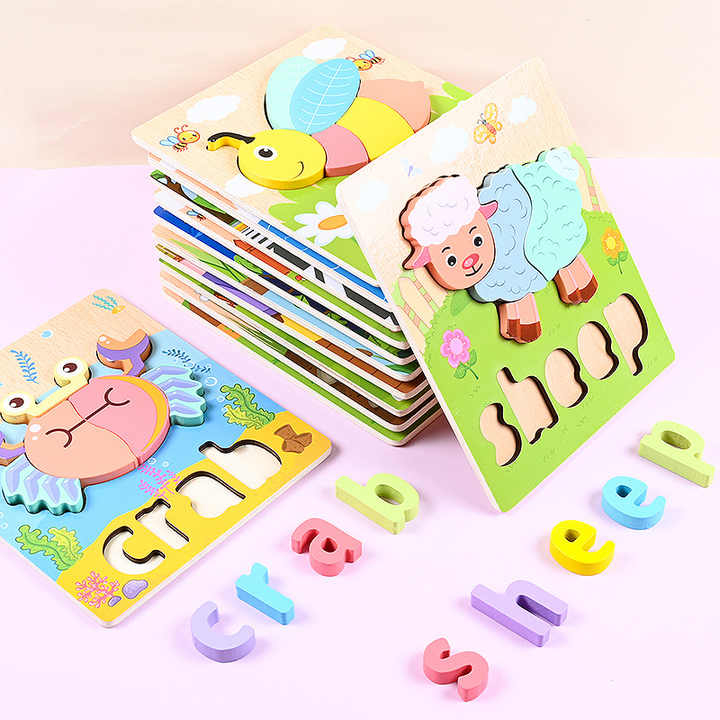 Juego didáctico, rompecabezas 15x18 cm 200pz