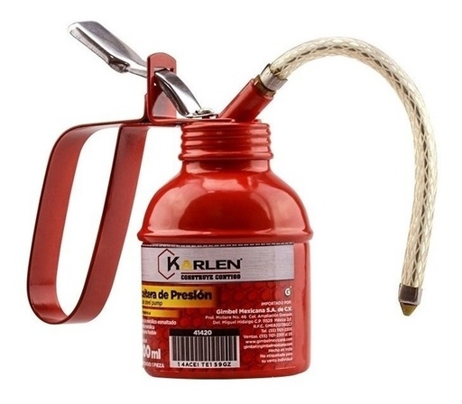 [GM-14ACEITE160GZ] Aceitera De Presion Flexible 500Ml 41423 Nuevo