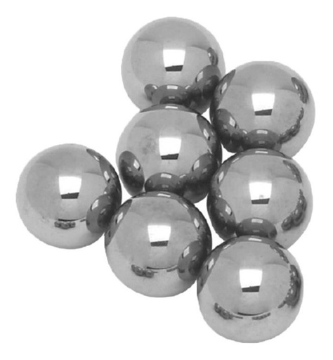 [GM-14BALAS-141CH] Bolas Balines Acero Inox. G-1000 5/16  7.9Mm 100 Pzas