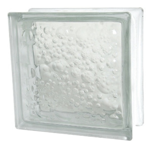 [GM-14BLOQUE004CH] Bloque De Vidrio  Burbuja  19X19X8Cm (6 Piezas)