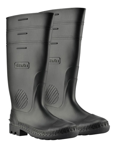 [GM-14BOTAS-040SM] Bota De Hule Jardinera Negra Karlen No. 24