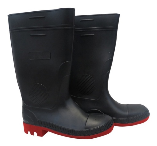 [GM-14BOTAS-051SM] Bota Industrial Negra Suela Roja Karlen No.28