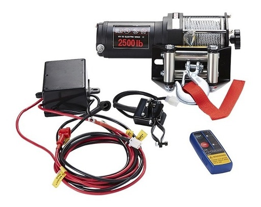 [GM-14CABEZA033CH] Malacate Electrico Winch 12V 2500Lbs 3 Hp/2.2Kw