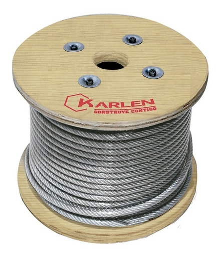 [GM-14CABLES126CH] Cable Acero Galvanizado 7X19 80 M De 3/16  Envio Gratis  