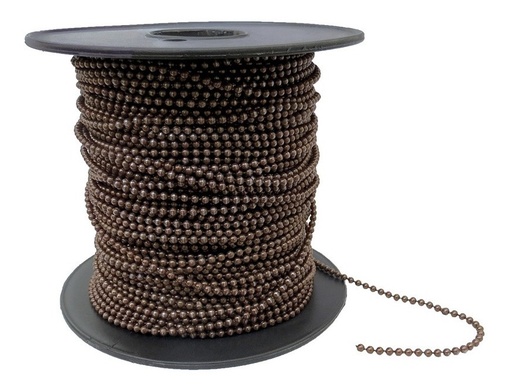 [GM-14CADENA117RE] Cadena De Bola Plastico 4.5Mmx100Mt No.10 Chocolate