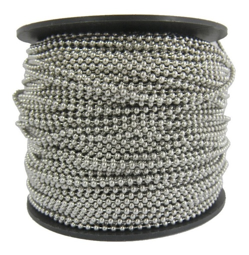 [GM-14CADENA232SM] Cadena De Bola Acero Inox. 4.5Mmx100Mt No.10