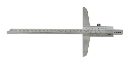 [GM-14CALIBR055CH] Calibrador Vernier  De Profundidad 6  1/128  150Mm