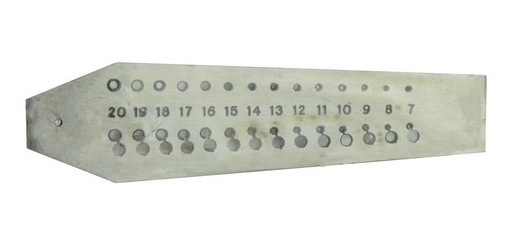 [GM-14CALIBR140GS] Calibrador Hilera Redonda De Carburo De Tungsteno