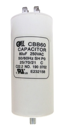 [GM-14CAPACI101CH] Capacitor Arranque Cbb60 250V 60X125Mm Uf130