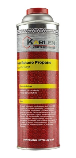 [GM-14CARTUC006SM] Cilindro De Gas Para Sopletes, Mecheros, Lamparas Roscable 