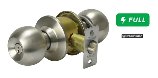 [GM-14CERRAD055CH] Cerradura Chapa Cilindrica Para Puerta Recamara La Mejor