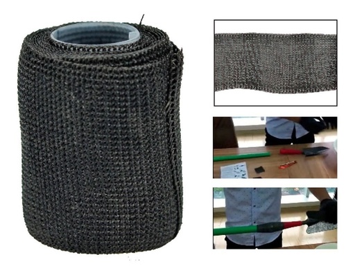 [GM-14CINTAS198CH] Cinta Fibra Reparadora Negra Superficies 5X125Cm El Mejorbel