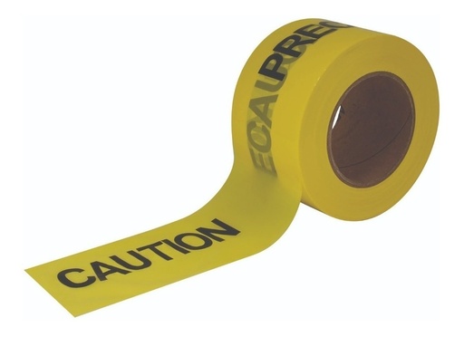 [GM-14CINTAS208CH] Cinta Barricada Caution Negra/Amarilla 50Mm X 100Mplus