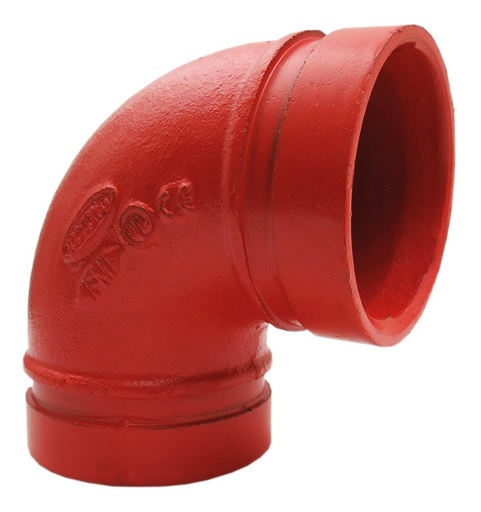 [GM-14COPLES116CH] Codo Ranurado Para Tuberia 45° 1 1/2 