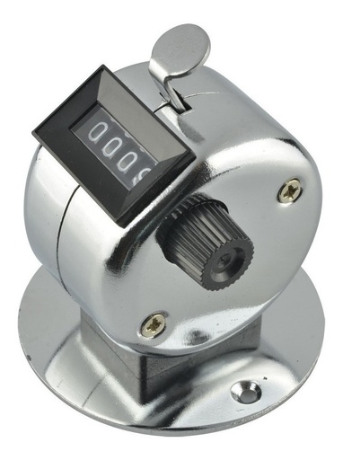 [GM-14CUENTA005TM] Contador Bultos Metálico Escritorio 4 Dígitos Xl Calidad