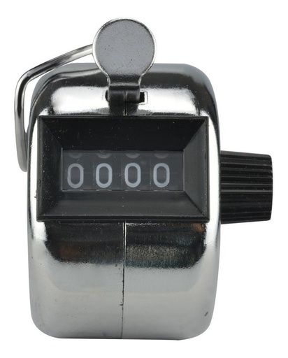 [GM-14CUENTA006TM] Contador Manual Bultos Metálico 4 Dígitos Xl 101 El Mejor
