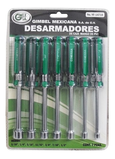 [GM-14DESARM689CH] Llave Allen Negra 9/32  7.14mm Hla932 (25 Piezas)