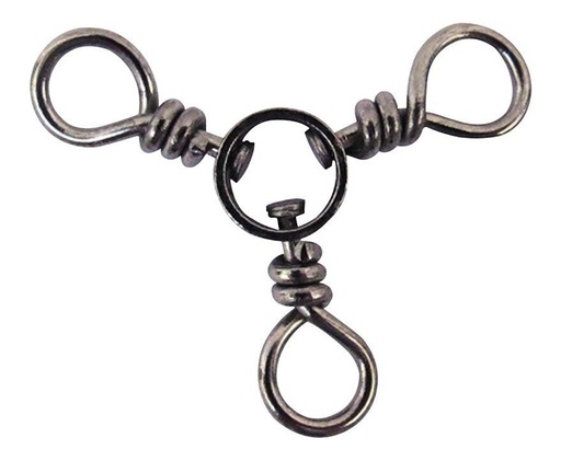 [GM-14DESTOR113NN] Destorcedor Para Pesca (Triple) Negro 5630-3
