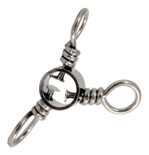 [GM-14DESTOR114MM] Destorcedor Para Pesca Triple 5630-7 12 Piezas