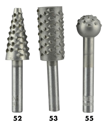 [GM-14FRESAS002IR] Limas Rotativas  Iridium  I2420001 (3 Piezas)